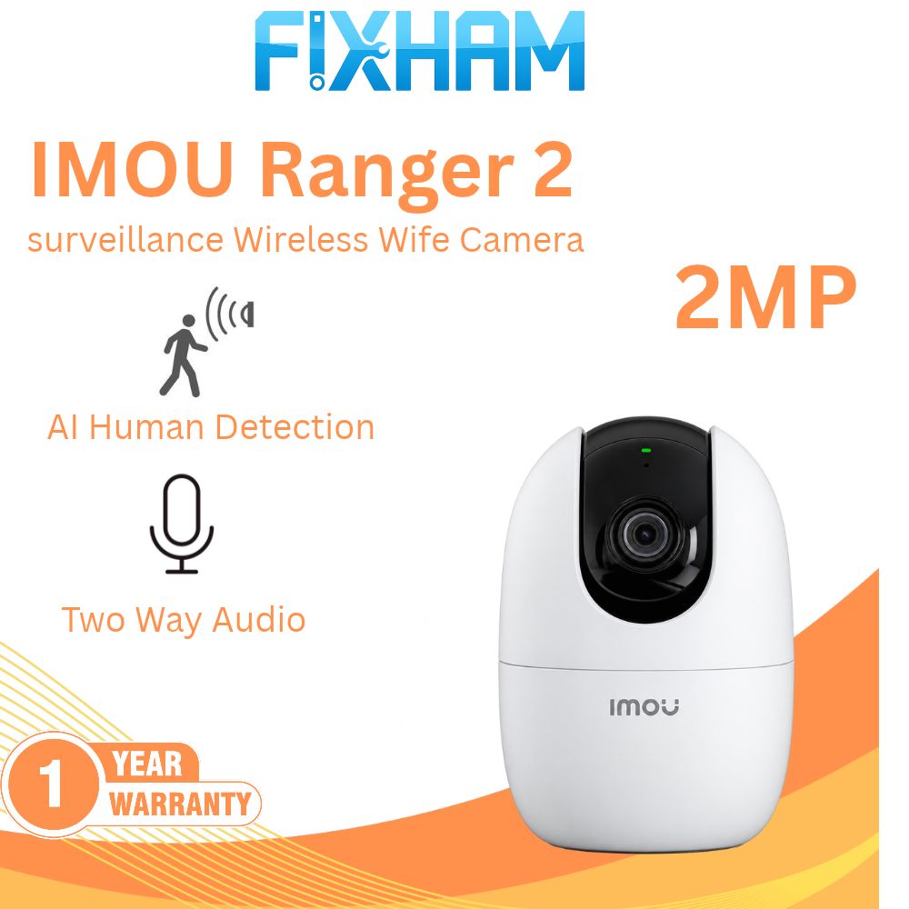 IMOU Ranger 2 2MP IP WIFI Camera 360 Rotate Human Detection Smart Tracking Night Vision Surveillance Wireless Wifi Camera