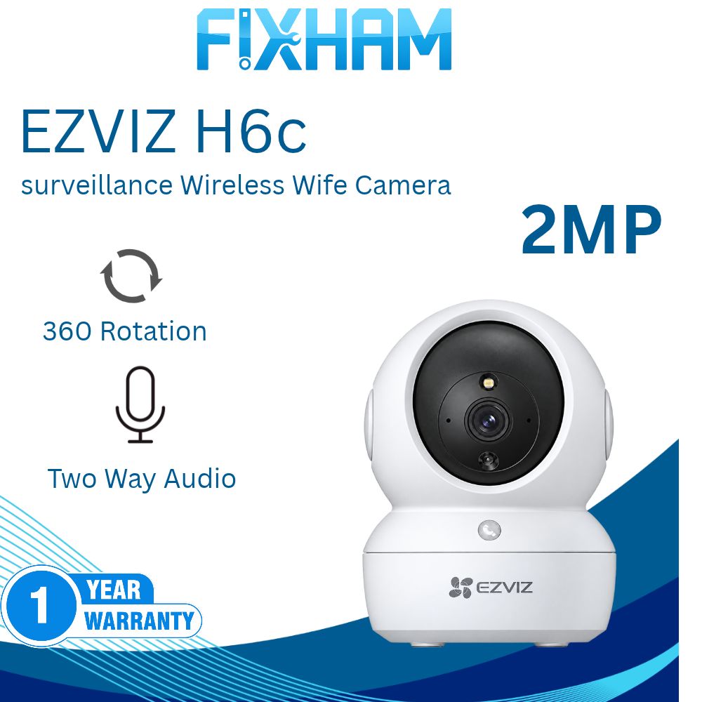 EZVIZ 2MP 1080P Smart Wi-Fi Security Camera